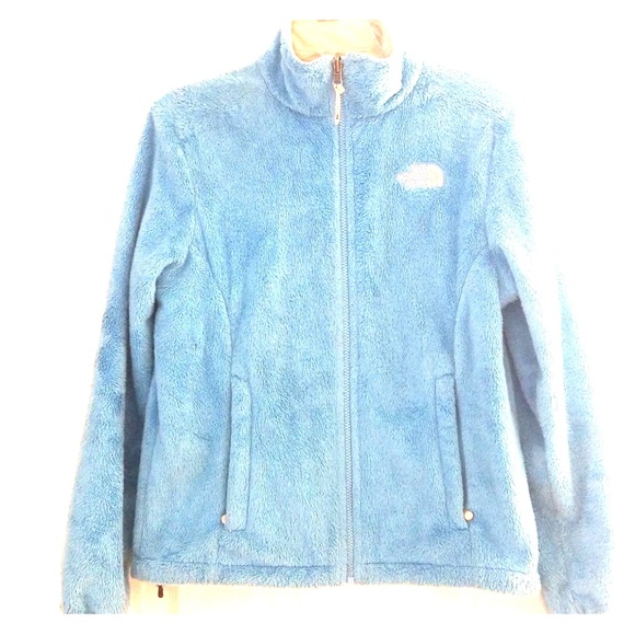 blue fuzzy north face